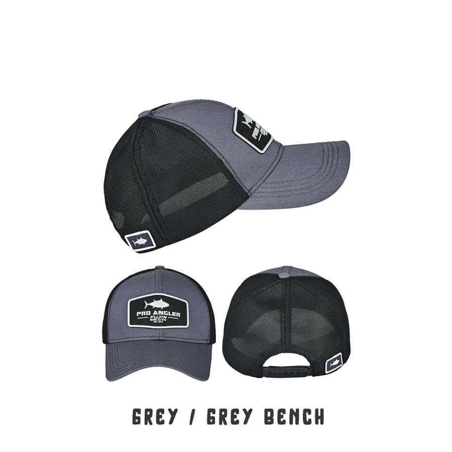 Fujin Pro Angler Grey + Grey Bench Balıkçı Şapkası
