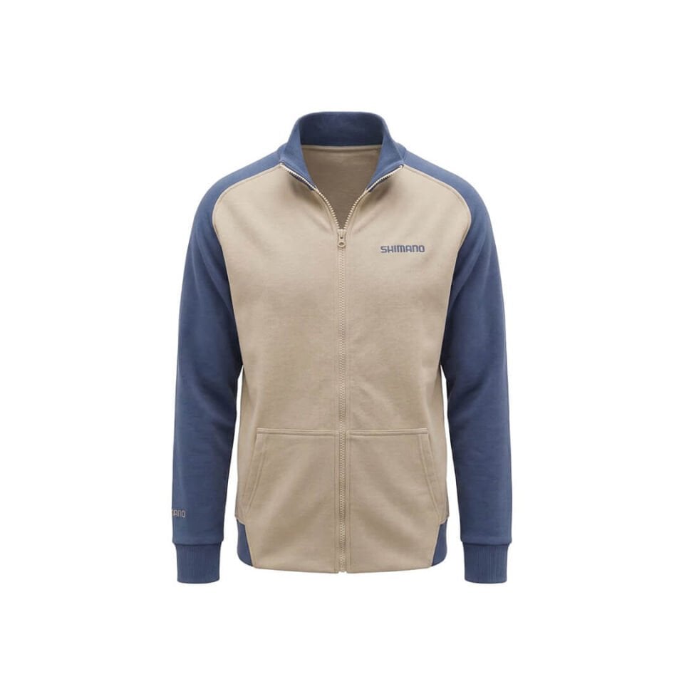 Shimano Zipper Sweatshirt Beige / Indigo Polar Çeket