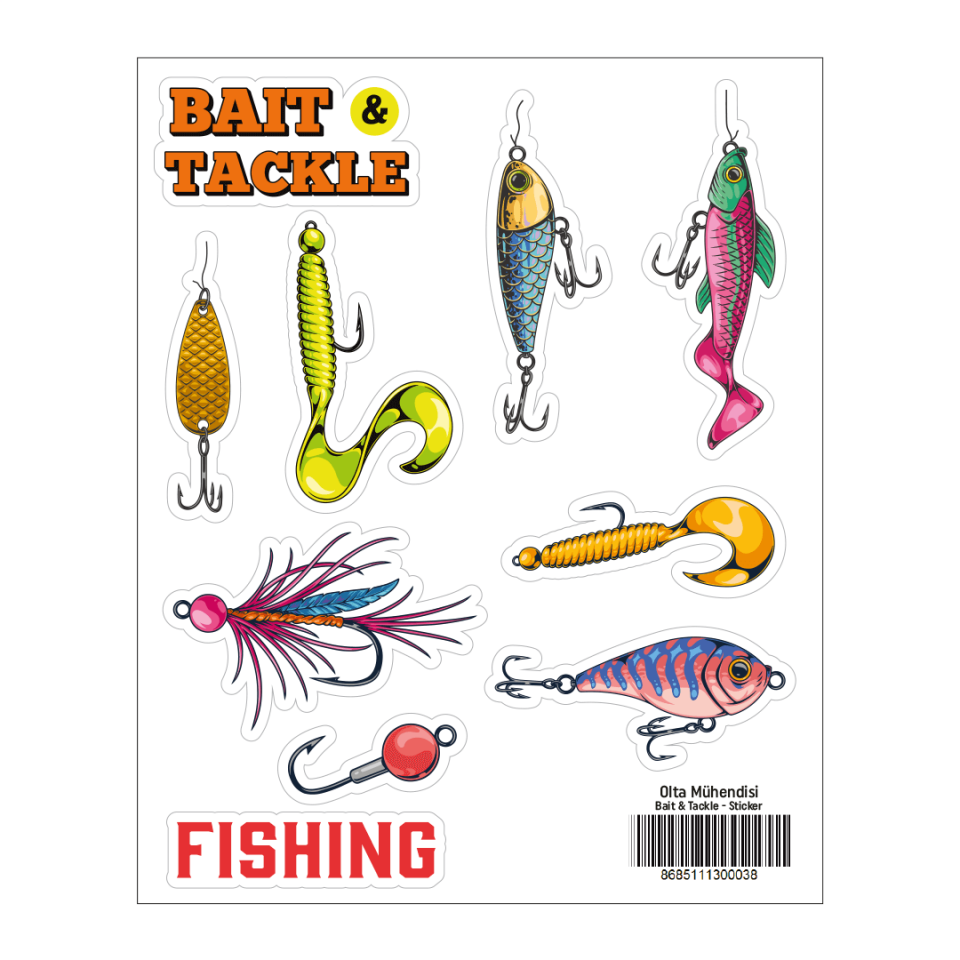 Olta Mühendisi Tackle & Baits Serisi Sticker