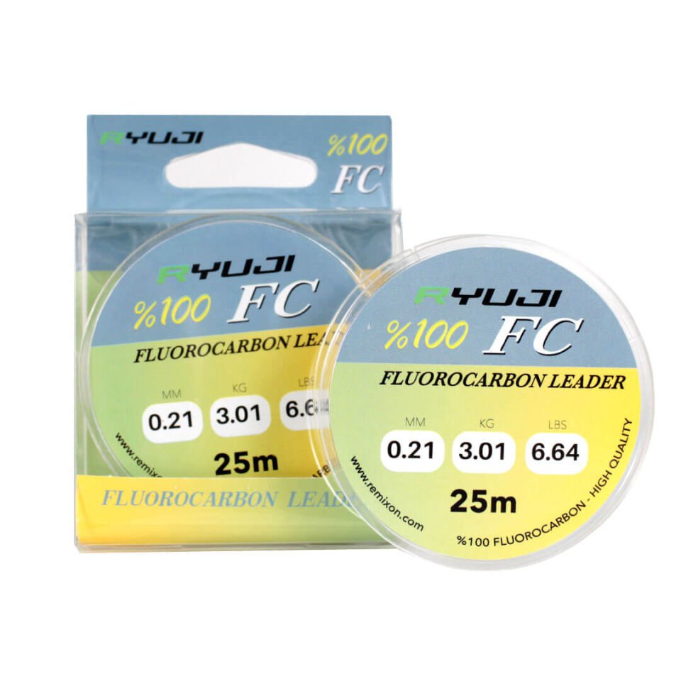 Ryuji %100 Fluorocarbon 25 Mt Lider Misina 0.37 mm - Hızlı Kargo