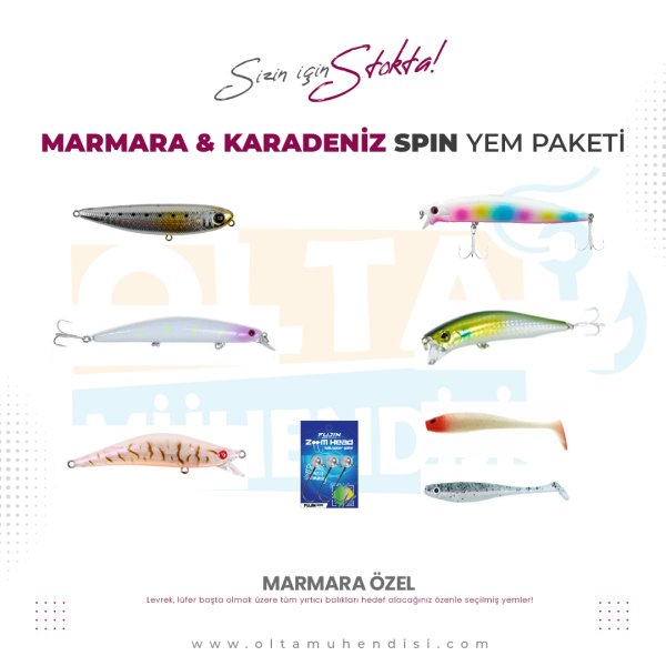 Marmara & Karadeniz Spin Yem Paketi