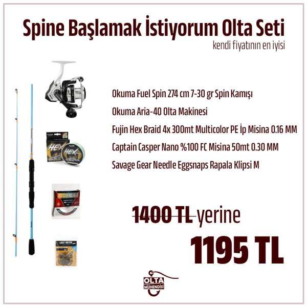 Spine Başlamak İstiyorum Olta Seti