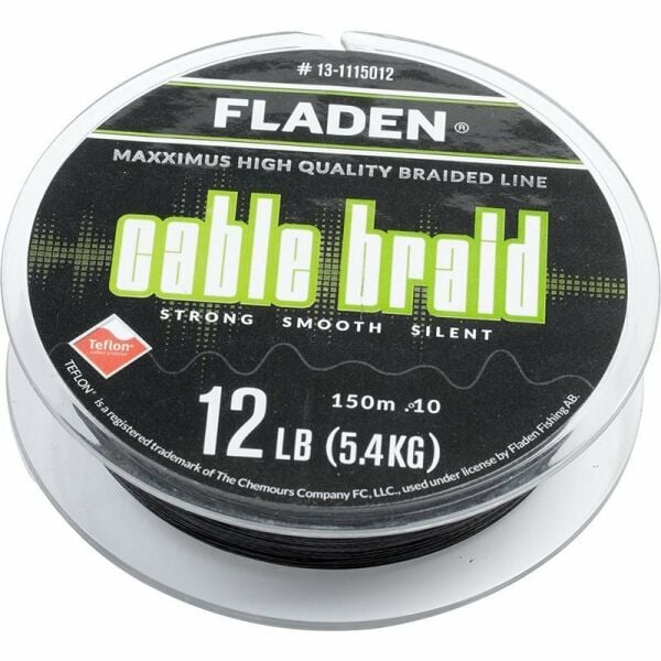 Fladen Maxximus Cable Braid 150m Siyah İp Misina