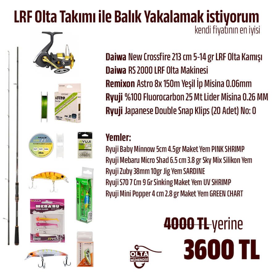 LRF Olta Takımı ile Balık Yakalamak istiyorum