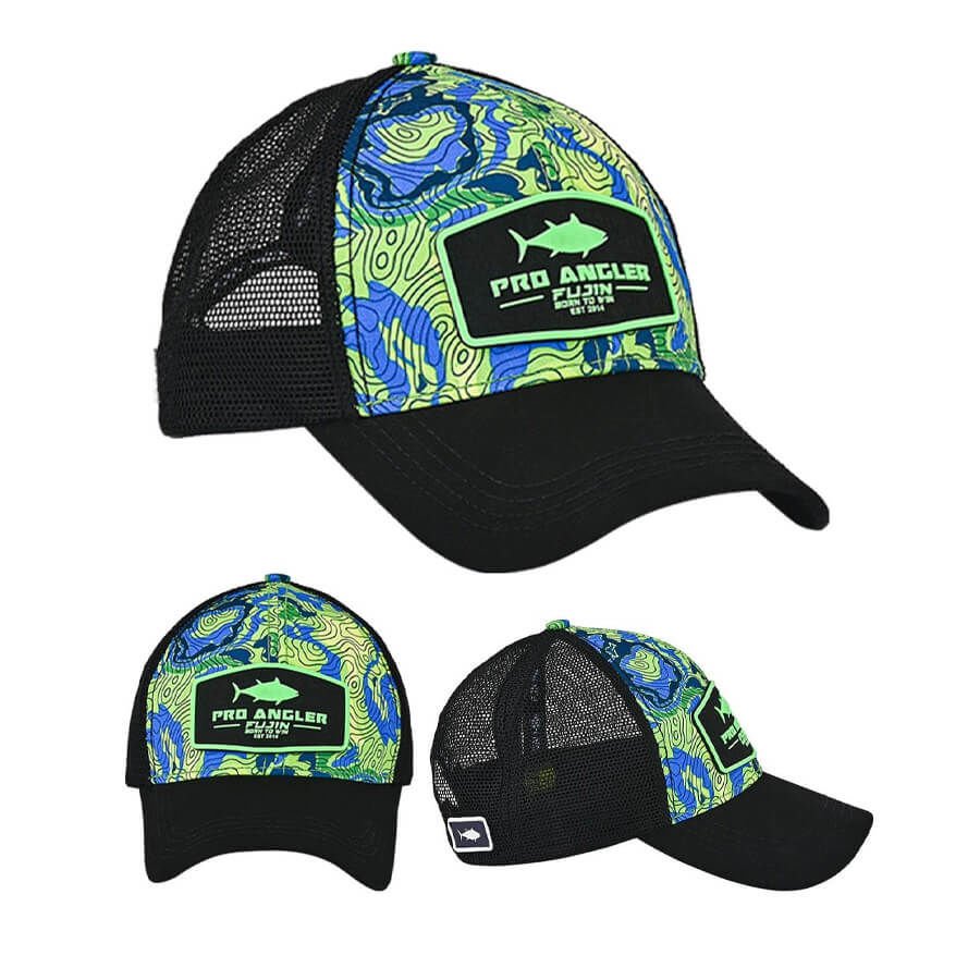 Fujin Pro Angler GEO Green Balıkçı Şapkası - Hızlı Kargo
