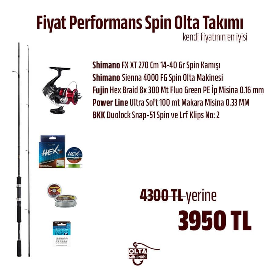Fiyat Performans Spin Olta Takımı