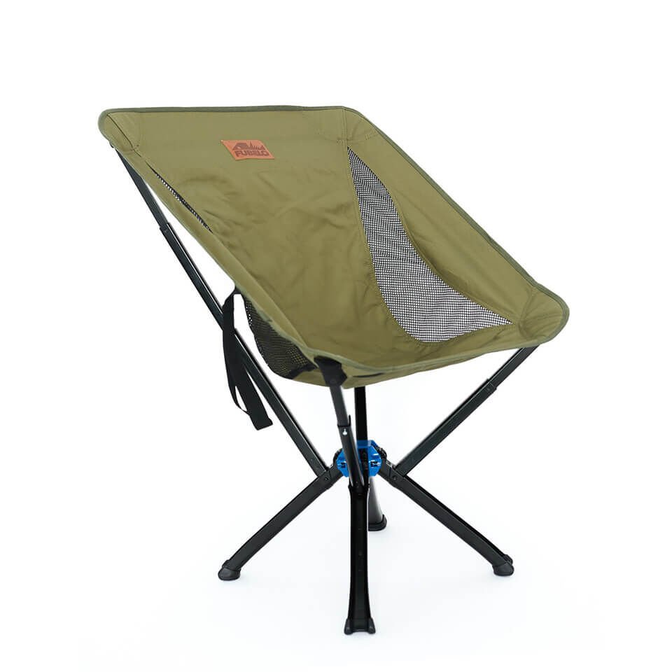 Fubelo Polyp Katlanabilir Bel Korumalı Kamp Sandalyesi - Yeşil