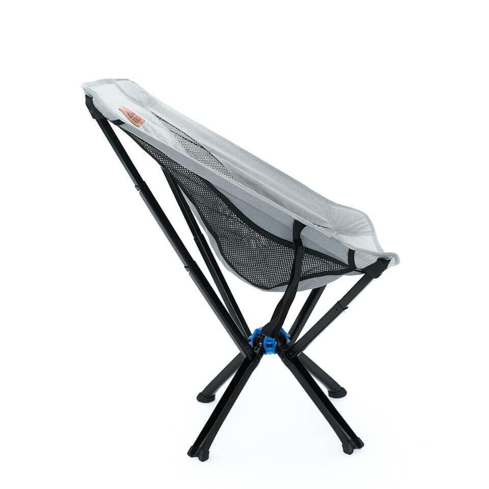 Fubelo Polyp Katlanabilir Bel Korumalı Kamp Sandalyesi - Gri