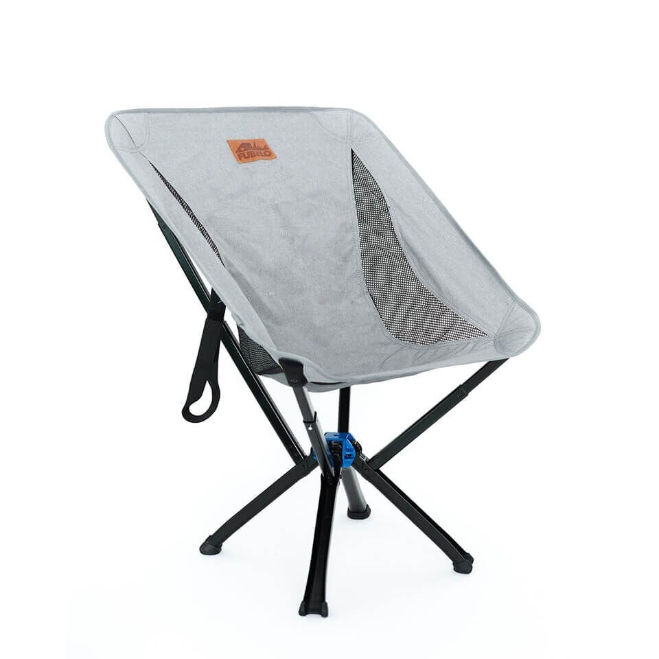 Fubelo Polyp Katlanabilir Bel Korumalı Kamp Sandalyesi - Gri