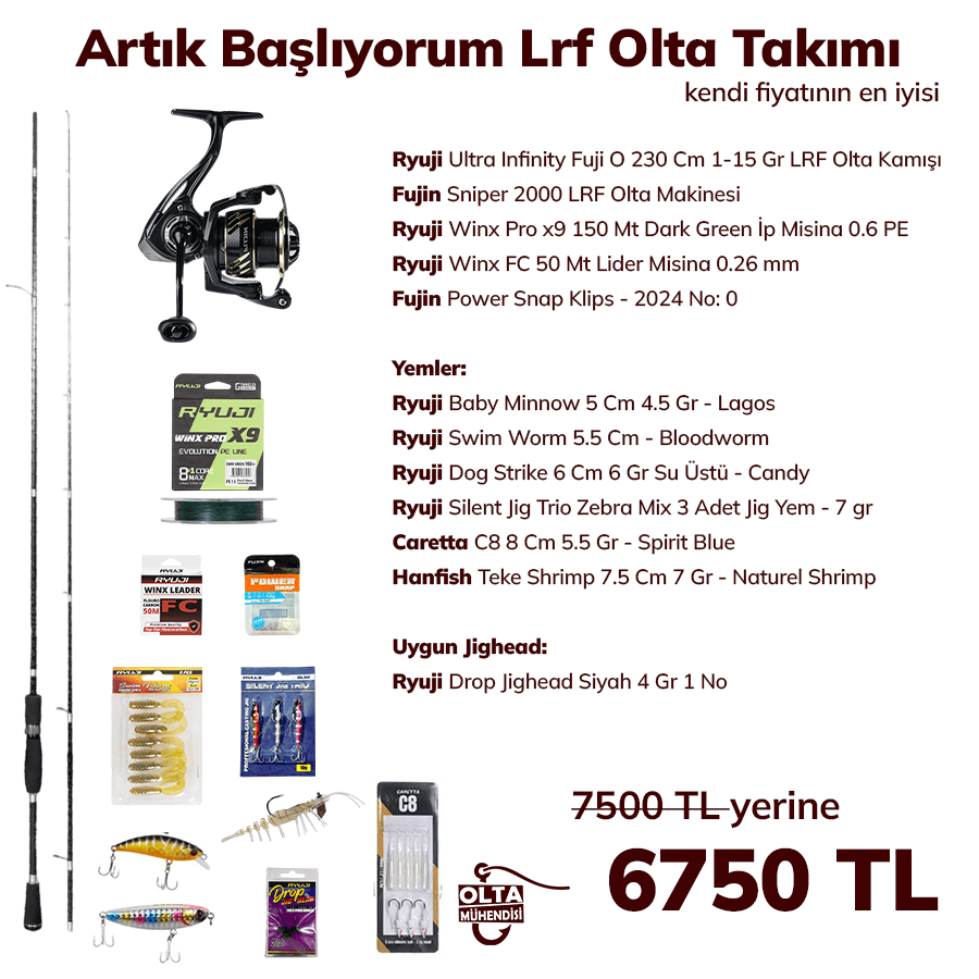 Artık Başlıyorum Lrf Olta Takımı