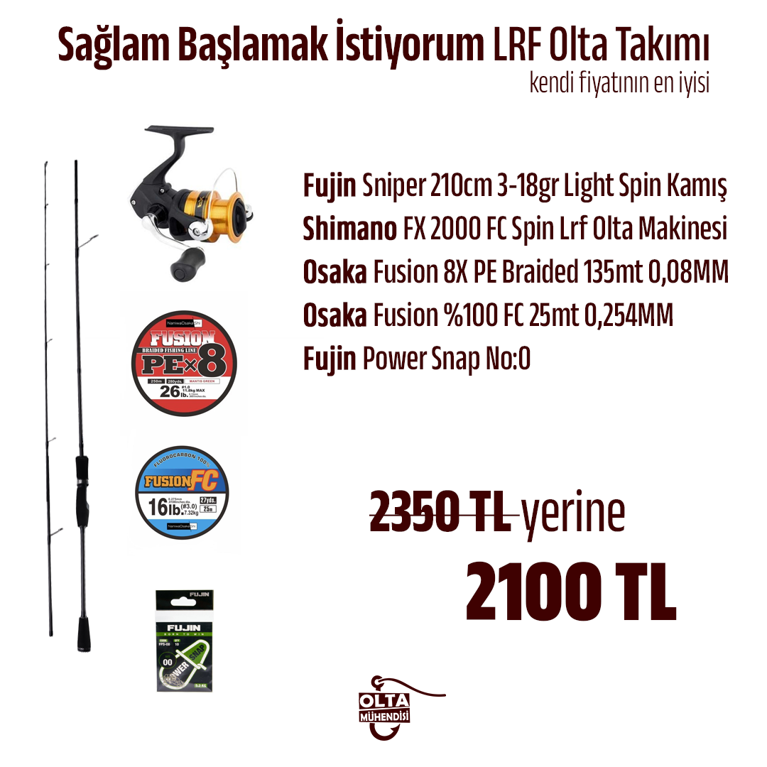 Sağlam Başlamak İstiyorum LRF Olta Takımı