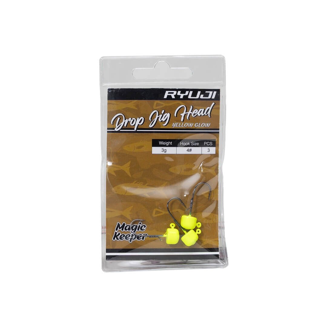 Ryuji Drop Jighead Yellow Glow