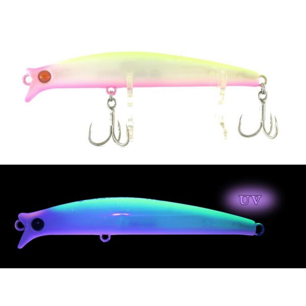 Ege Fısh V Gaga 110 mm 16 Gr Maket Balık 02 Pembeli Limon