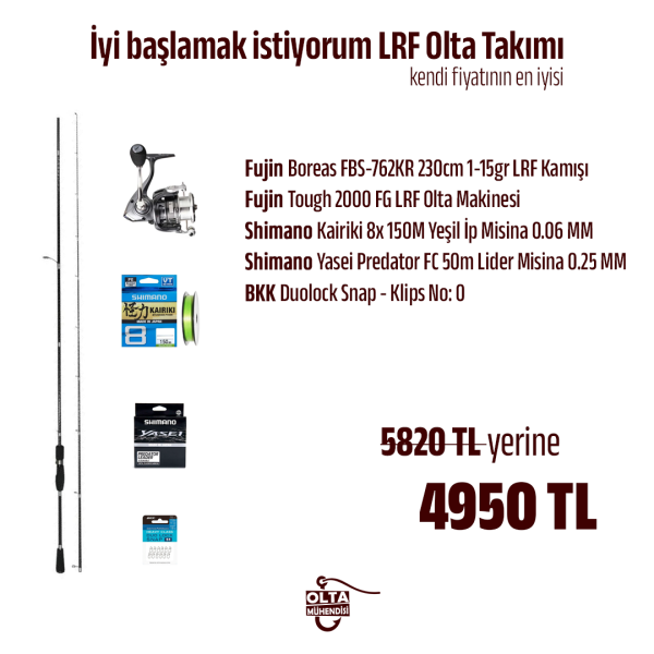 İyi Başlamak İstiyorum LRF Olta Takımı