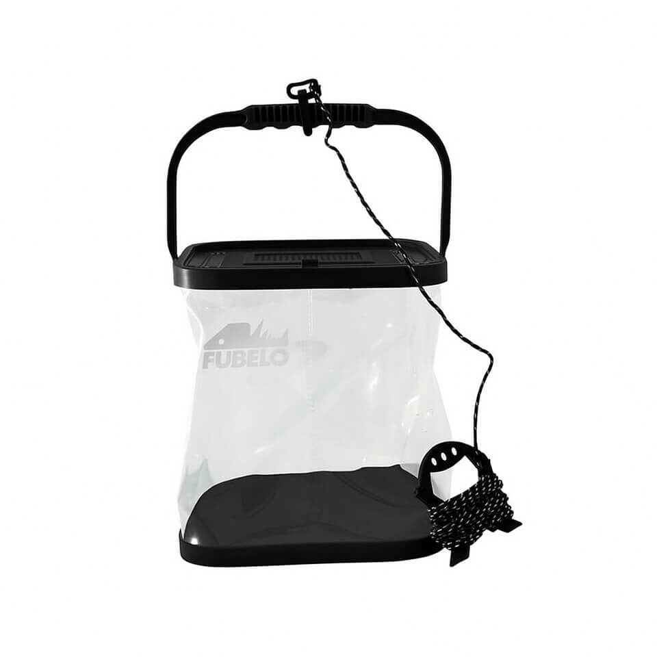 Fubelo Blor Katlanır Siyah Balıkçı Kovası