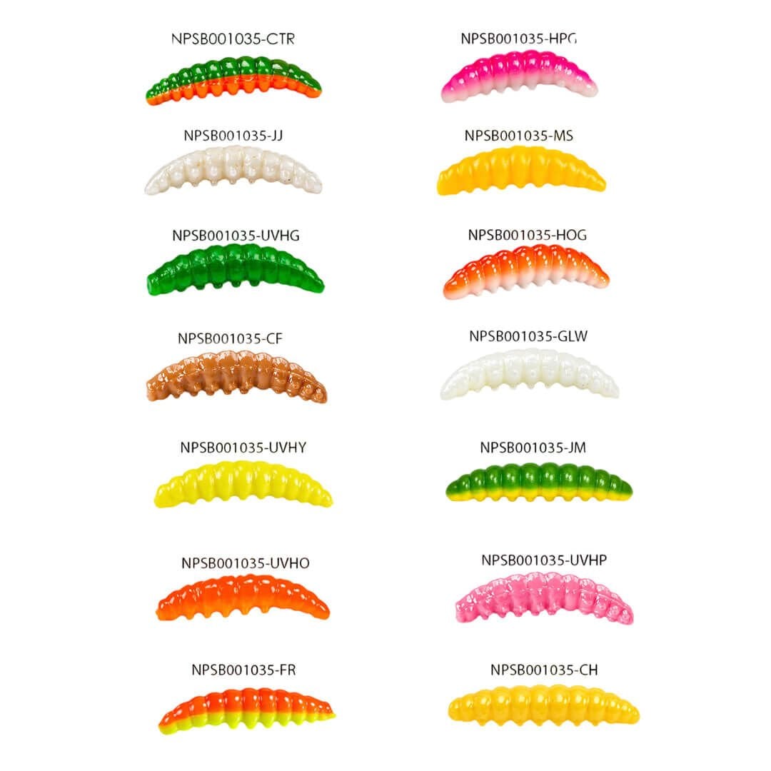 Spiinx Larva 3.5 Cm Peynir Kokulu Silikon Yem