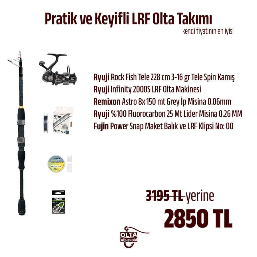 Pratik ve Keyifli LRF Olta Takımı