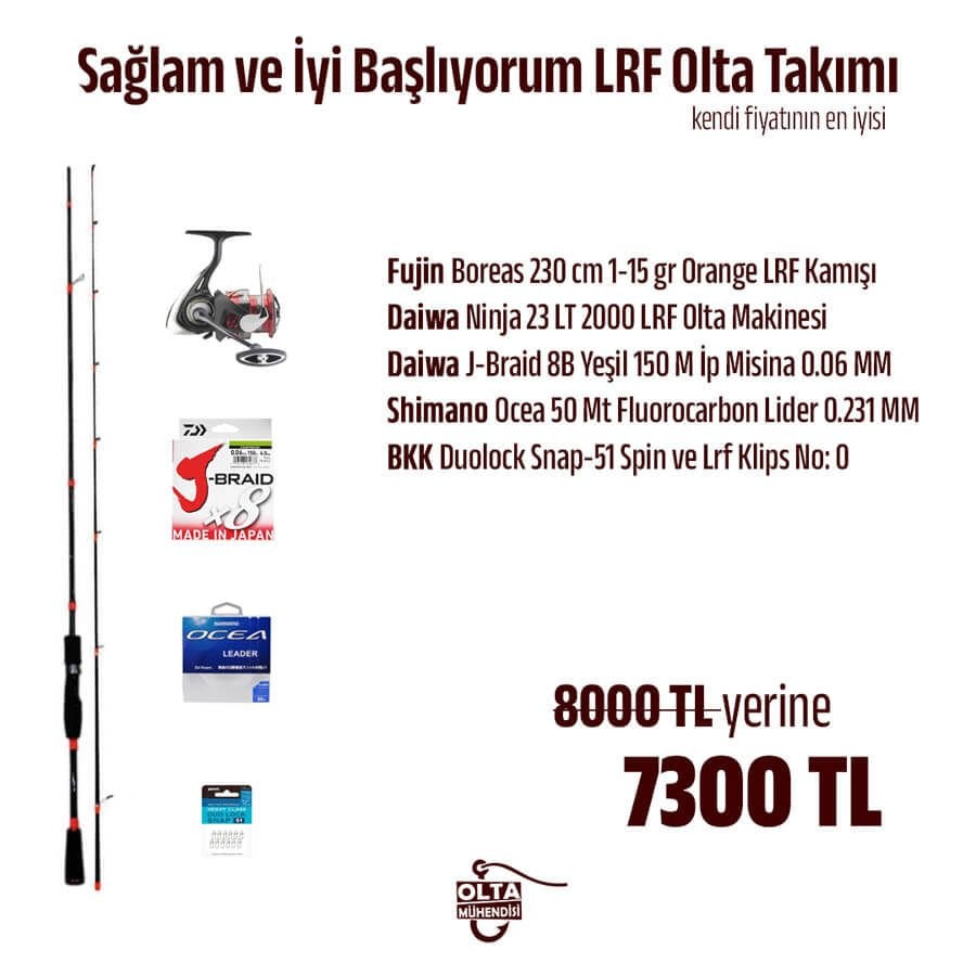 Sağlam ve İyi Başlıyorum LRF Olta Takımı