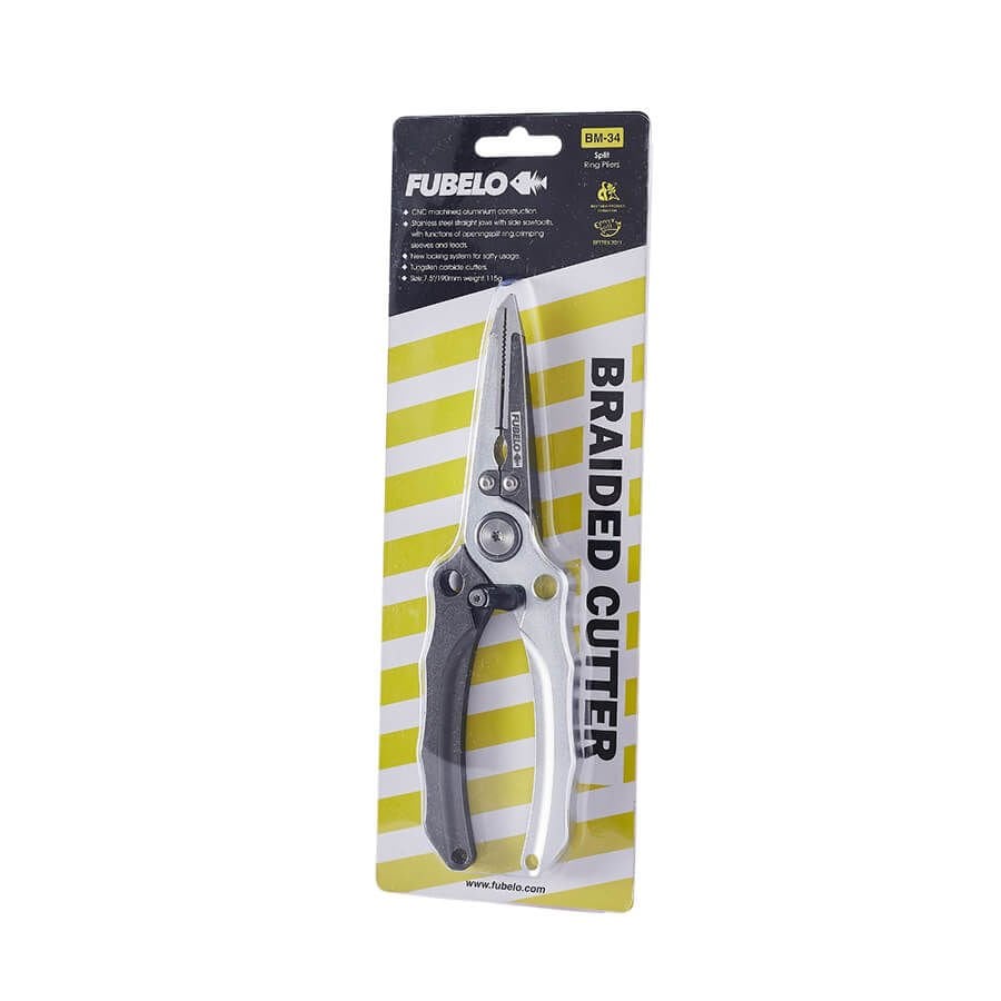 Fubelo Spling Ring Gri Balıkçı Pensesi