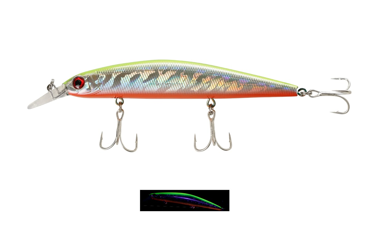 Fujin Surfer 110s 20 Gr 11 Cm Maket Balık 012 - Shiny Yellow Chart