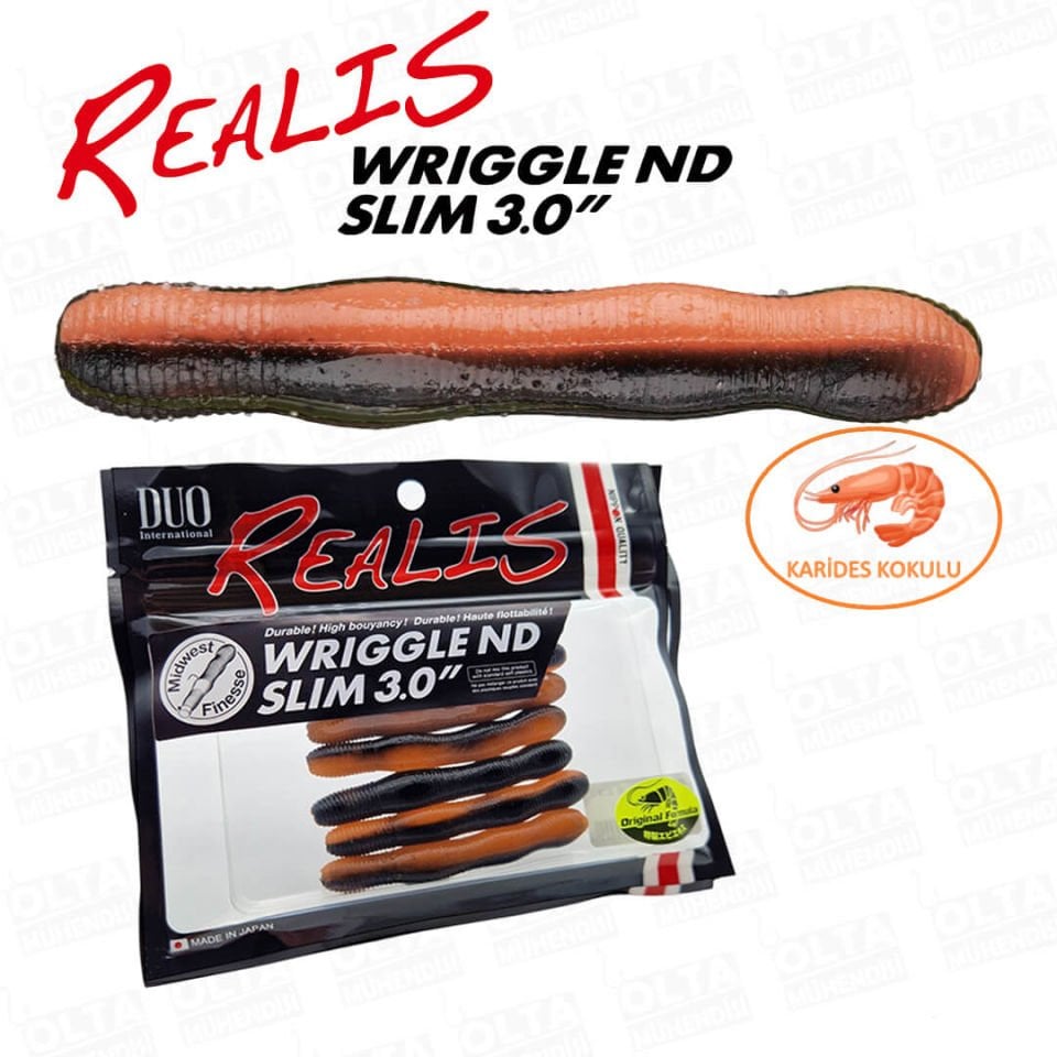 Duo Realis Wriggle Slim ND 7.6 Cm Silikon Yem