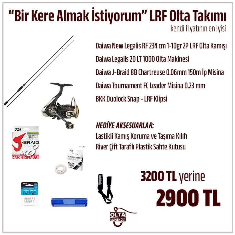 Bir Kere Almak İstiyorum LRF Olta Seti