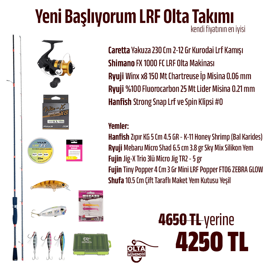 Yeni Başlıyorum LRF Olta Takımı