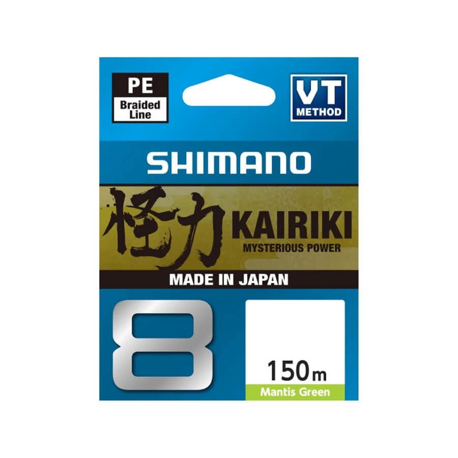 Shimano Kairiki 8x 150 Mt Mantis Green Örgü İp Misina 0.06 MM