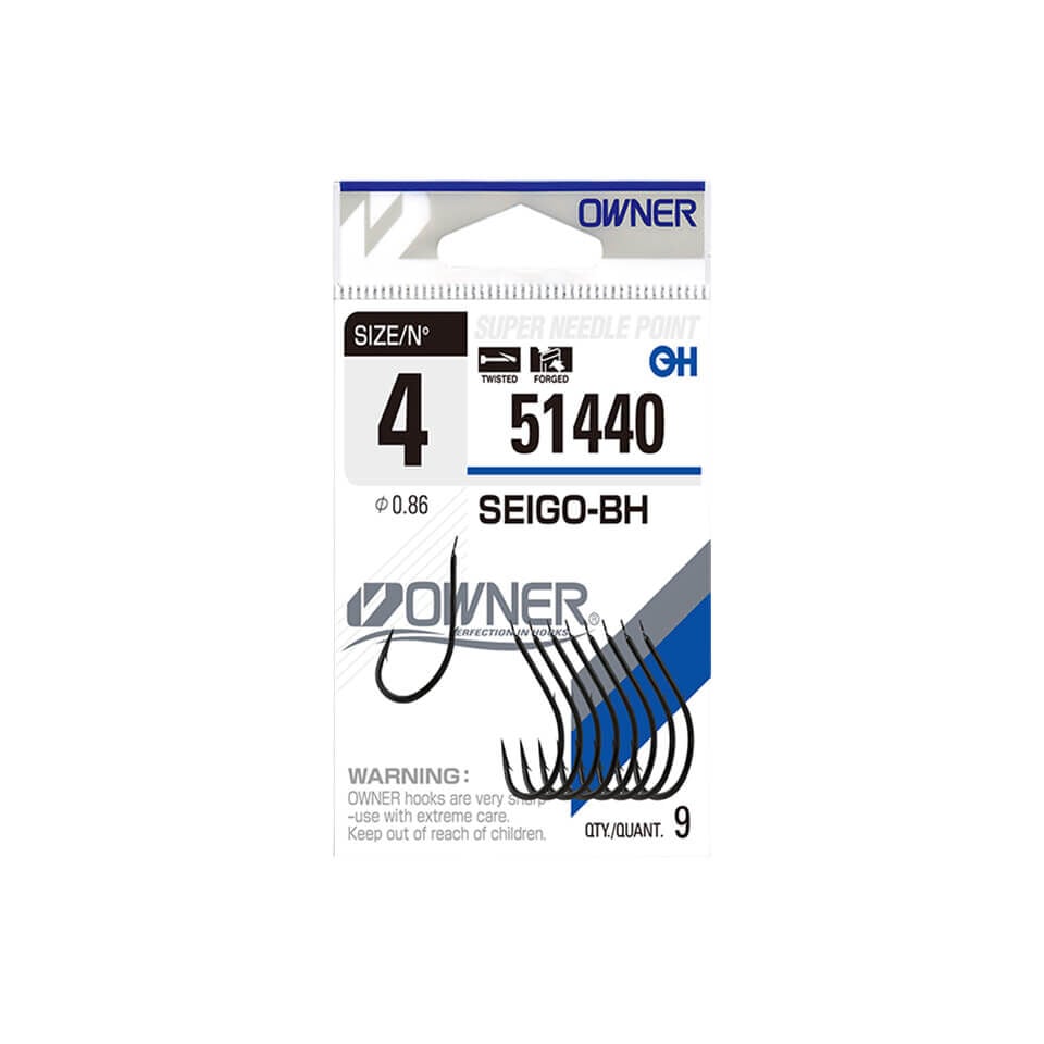 Owner 51440 Seigo-BH Black Chrome Olta İğnesi