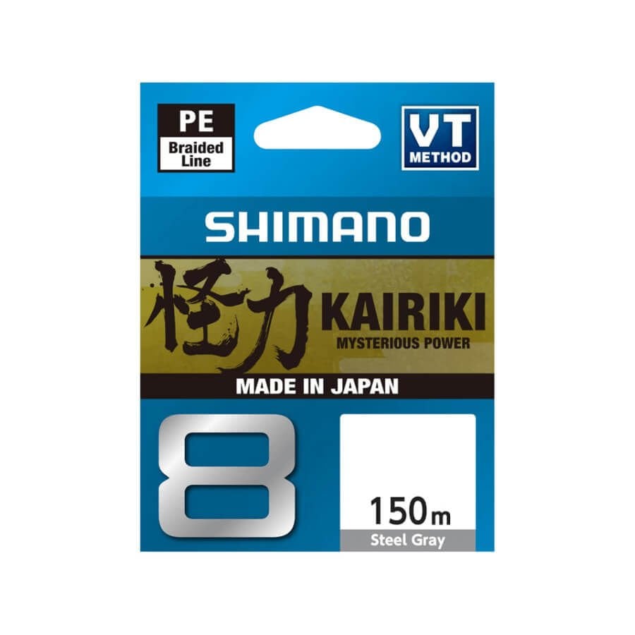 Shimano Kairiki 8x 150 mt Steel Gray (Gri) Örgü İp Misina