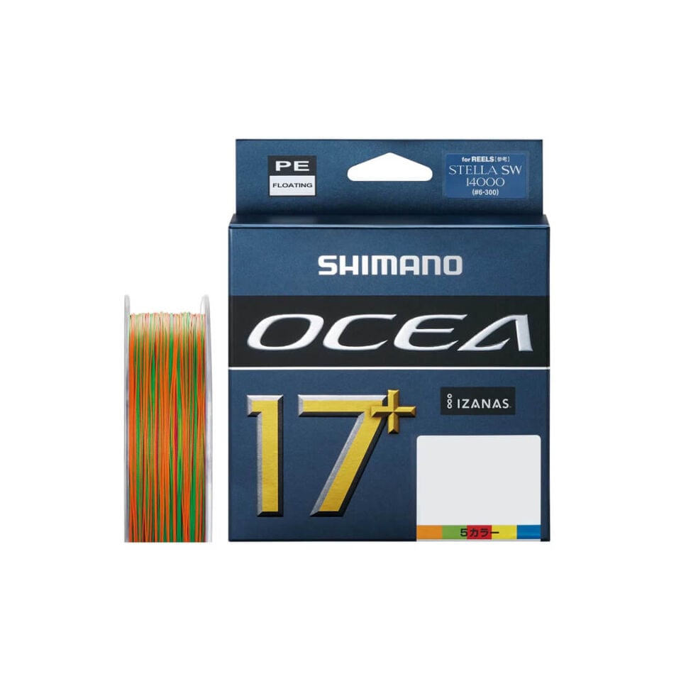 Shimano Ocea 17+ Braid 300 Mt Multi Color İp Misina