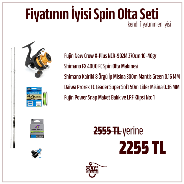 Fiyatının İyisi Spin Olta Takımı