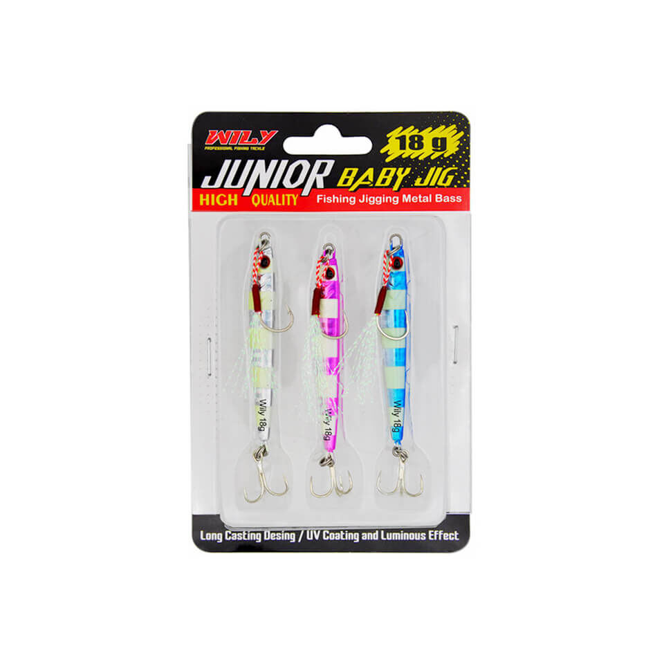 Wily Junior Jig Zebra Mix 3lü Set - Hızlı Kargo