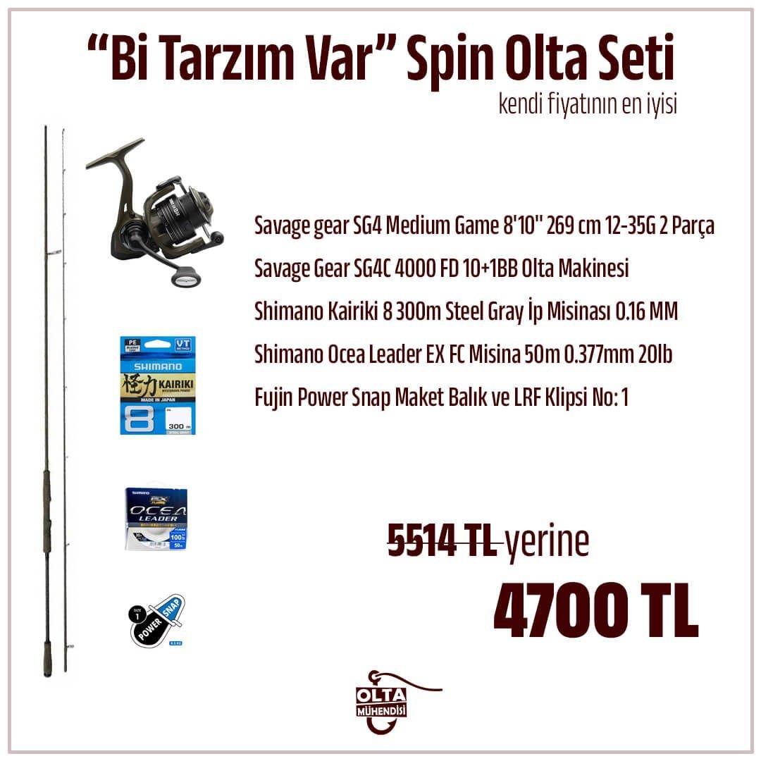 ''Bi Tarzım Var'' Spin Olta Takımı