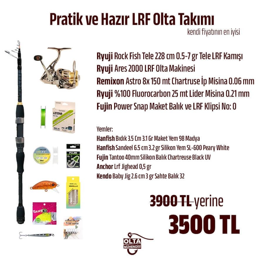 Pratik ve Hazır LRF Olta Takımı