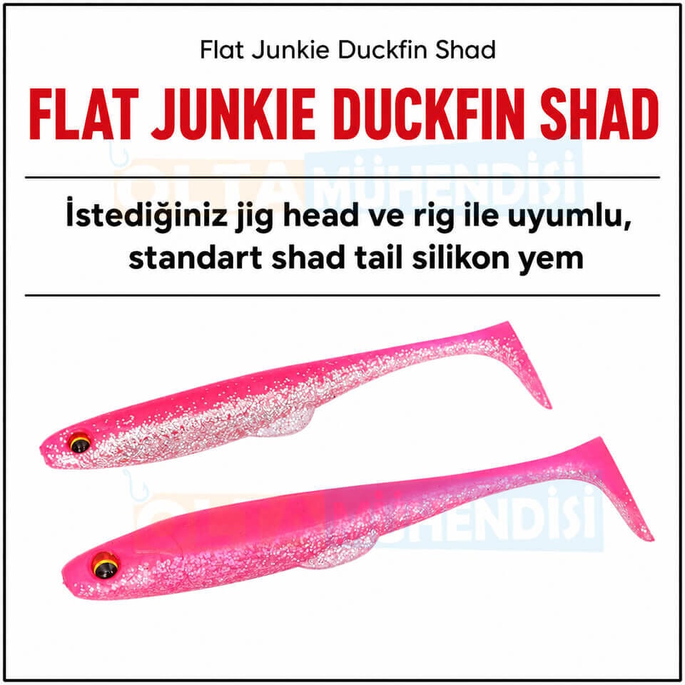 Daiwa Flat Junkie Duckfin Shad 11 Cm Silikon Yem
