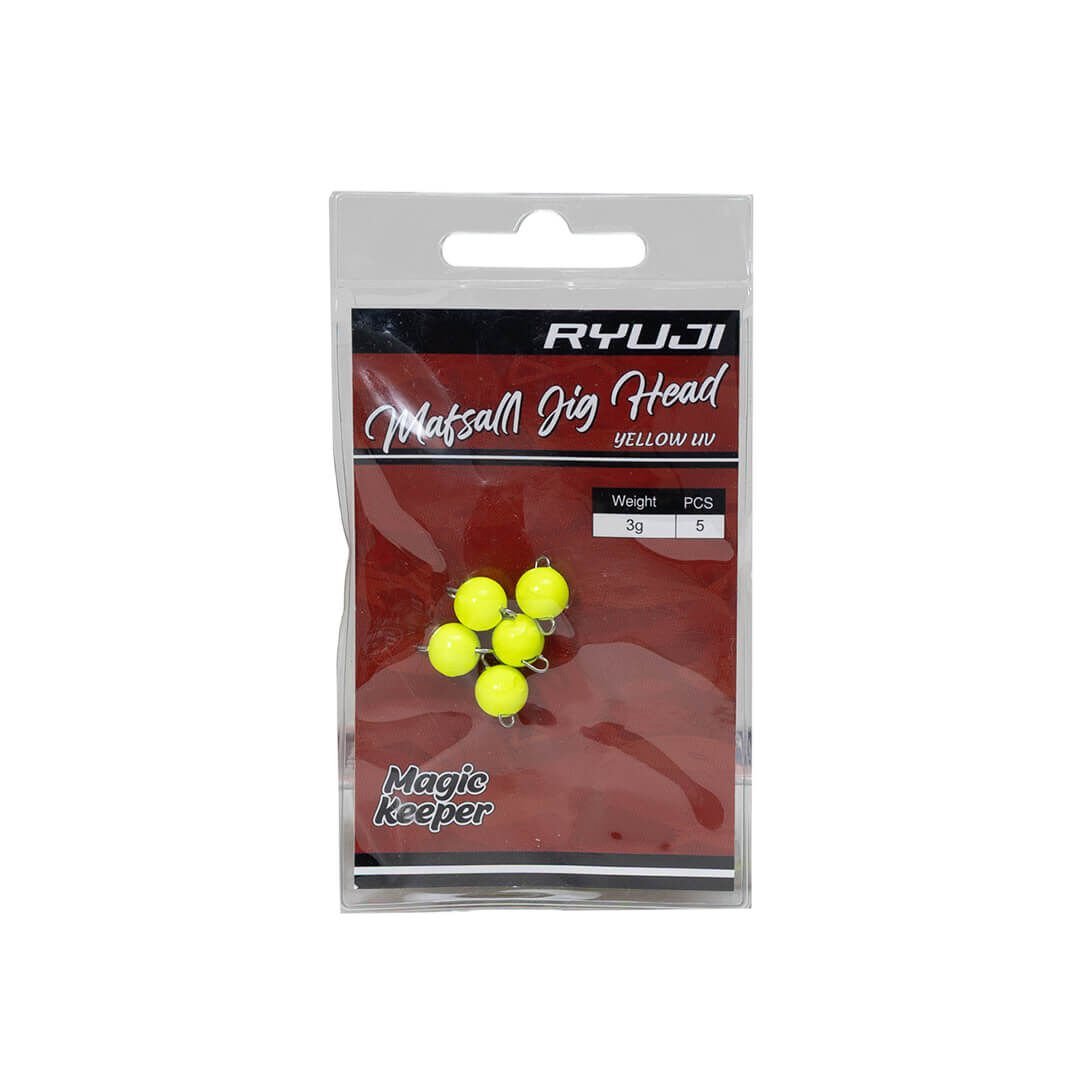 Ryuji Yellow UV Mafsal Jig Head
