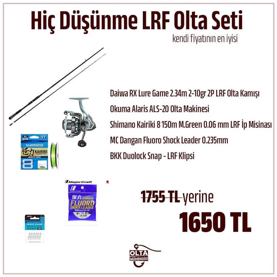 Hiç Düşünme LRF Olta Seti