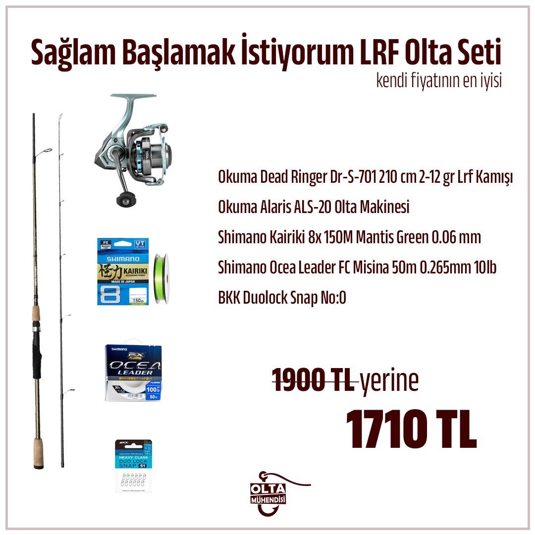 Sağlam Başlamak İstiyorum LRF Olta Takımı