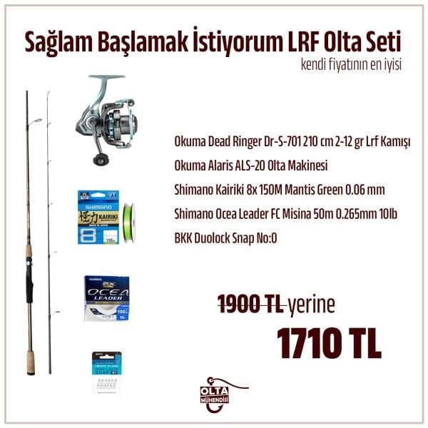 Sağlam Başlamak İstiyorum LRF Olta Takımı