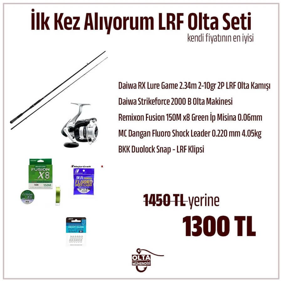 İlk Kez Alıyorum LRF Olta Seti