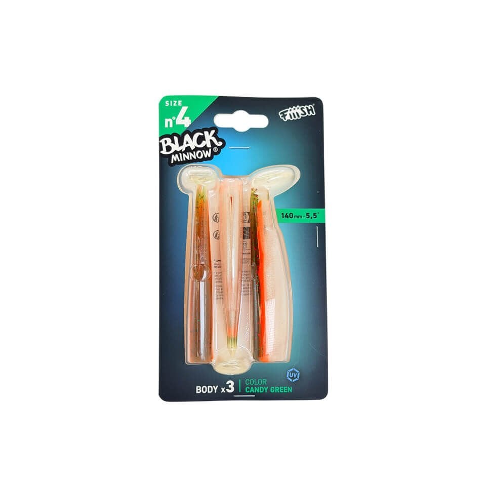 Fiiish Black Minnow BM140/4 BM983 3 Adet Gövde - Candy Green