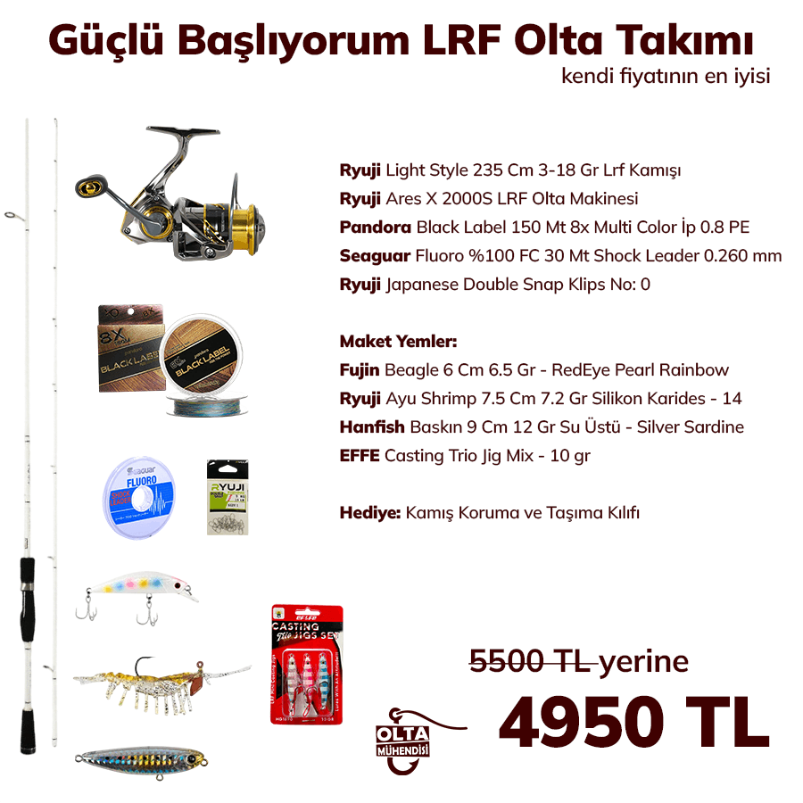 Güçlü Başlıyorum LRF Olta Takımı