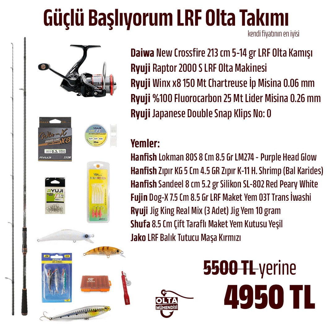 Güçlü Başlıyorum LRF Olta Takımı