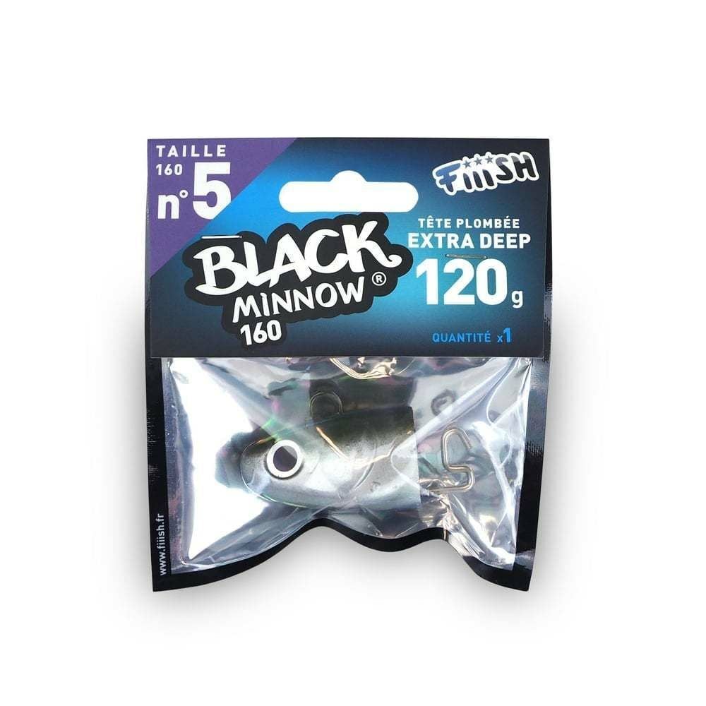 Fiiish Black Minnow BM160/5 BM624 Extra Deep 120gr Jig Head - Kaki