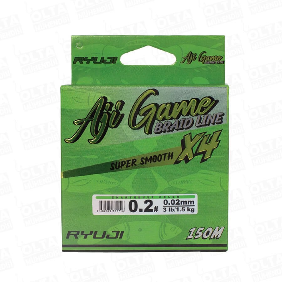 Ryuji Aji Game 4x 150 Mt Chartreuse İp Misina