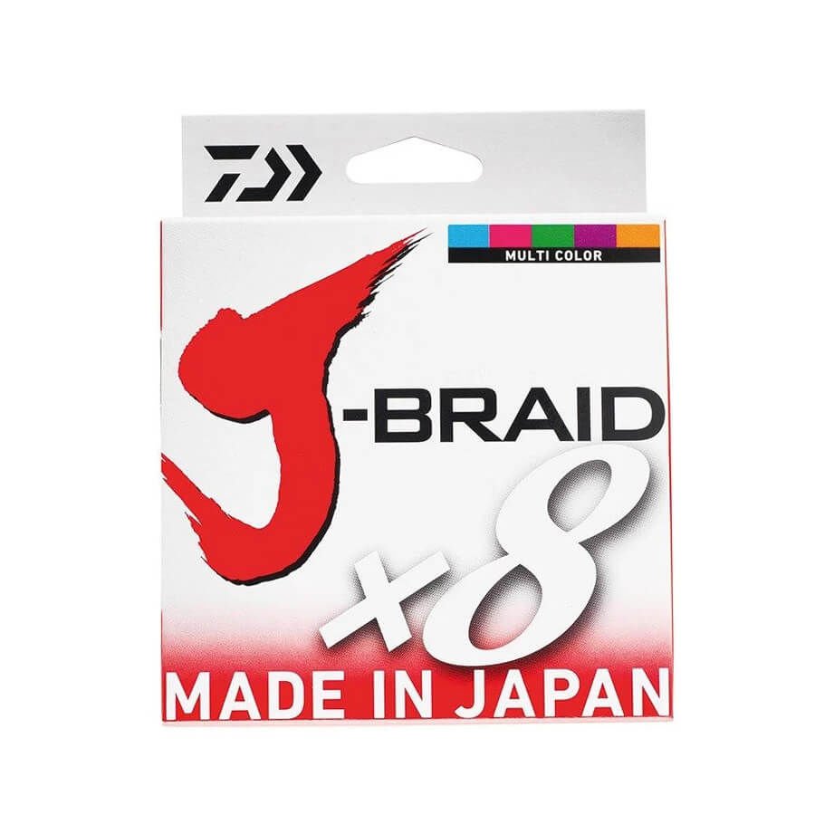 モジわた Daiwa JBraid 8B Multicolor 150 Mt İp Misina 0.06 MM - Hızlı Kargo