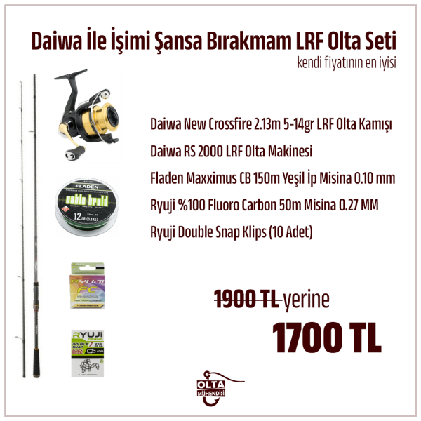 Daiwa İle İşimi Şansa Bırakmam LRF Olta Seti