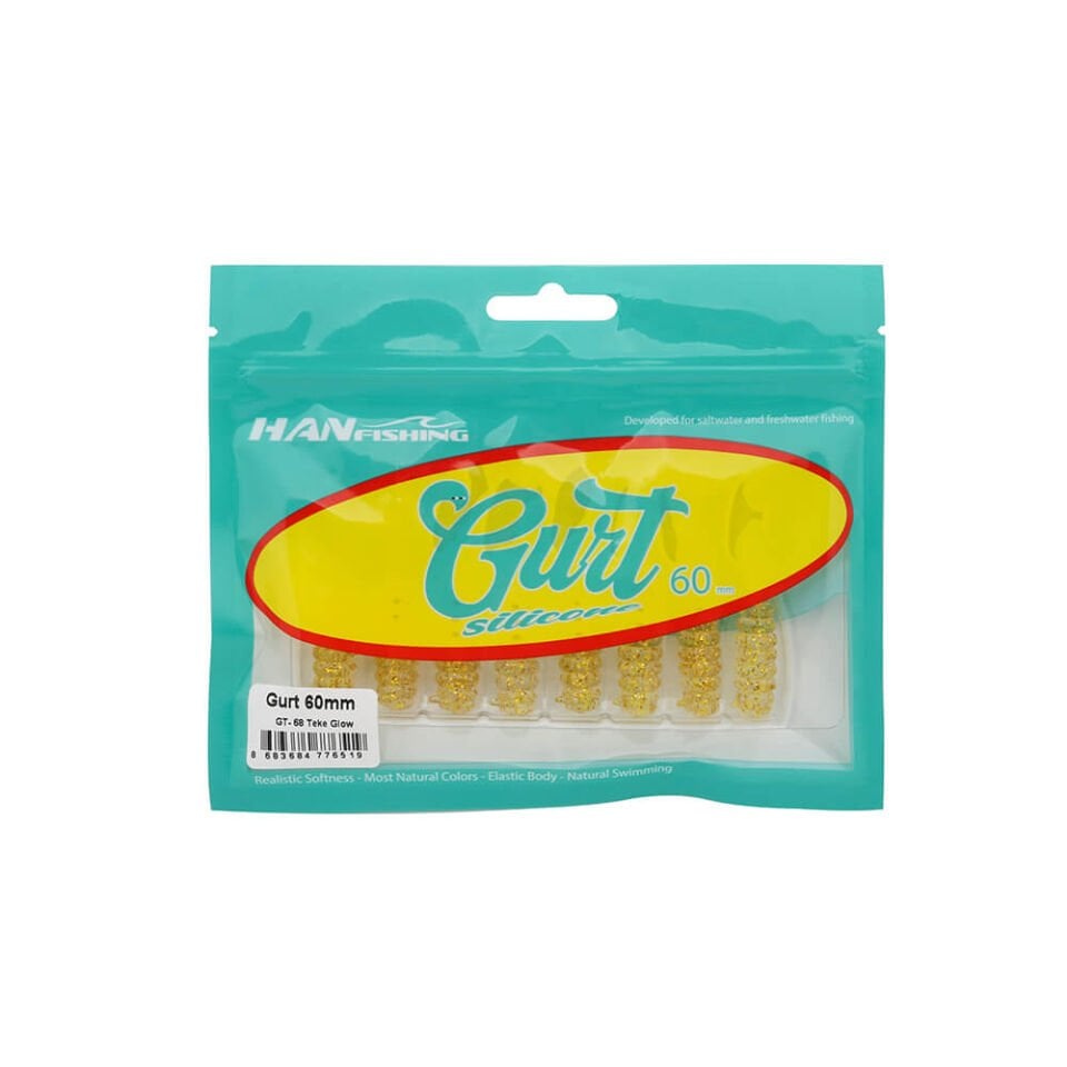 Hanfish Gurt 6 Cm Silikon Yem GT-68 Teke Glow