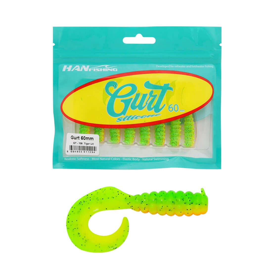 Hanfish Gurt 6 Cm Silikon Yem GT-108 Tiger UV